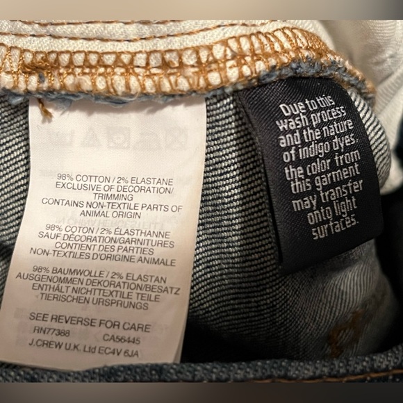 Madewell The High Rise Slim Boyjean Distressed Denim Cotton Jeans Size 27 Blue - Picture 15 of 15